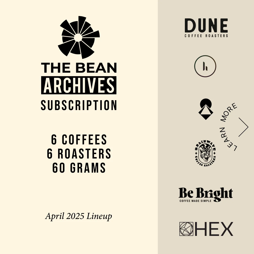 The Bean Archives — April 2025 lineup cover