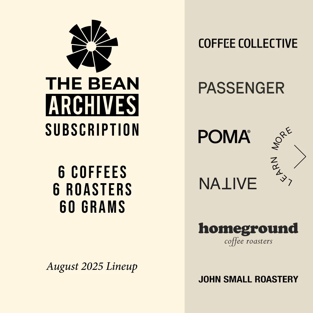 The Bean Archives — August 2025 lineup cover